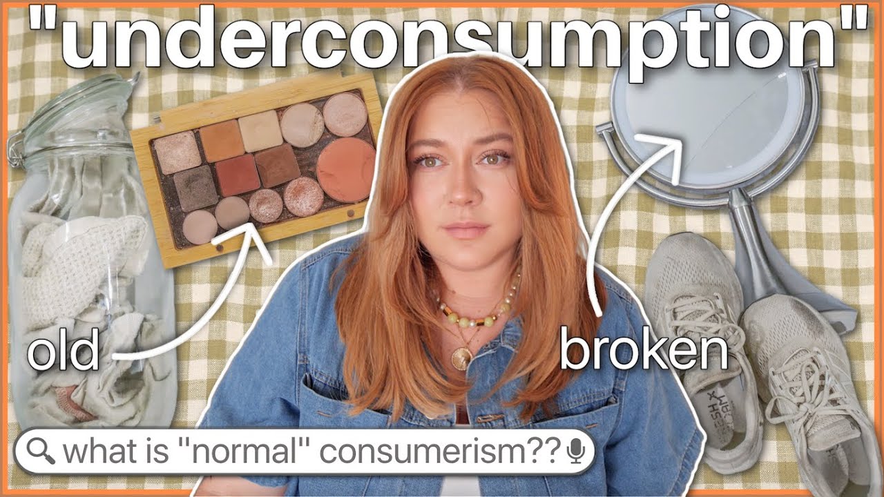 YouTube post by @Shelbizleee for Pela Case. Caption reads: What Under-Consumption Actually Looks Like in Real....