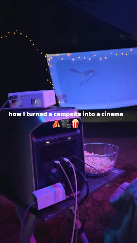 Instagram post by @jasminehardie_ for EcoFlow. Caption reads: [...] Worth it? 10000% ✨🎥⛺️ • Thanks....