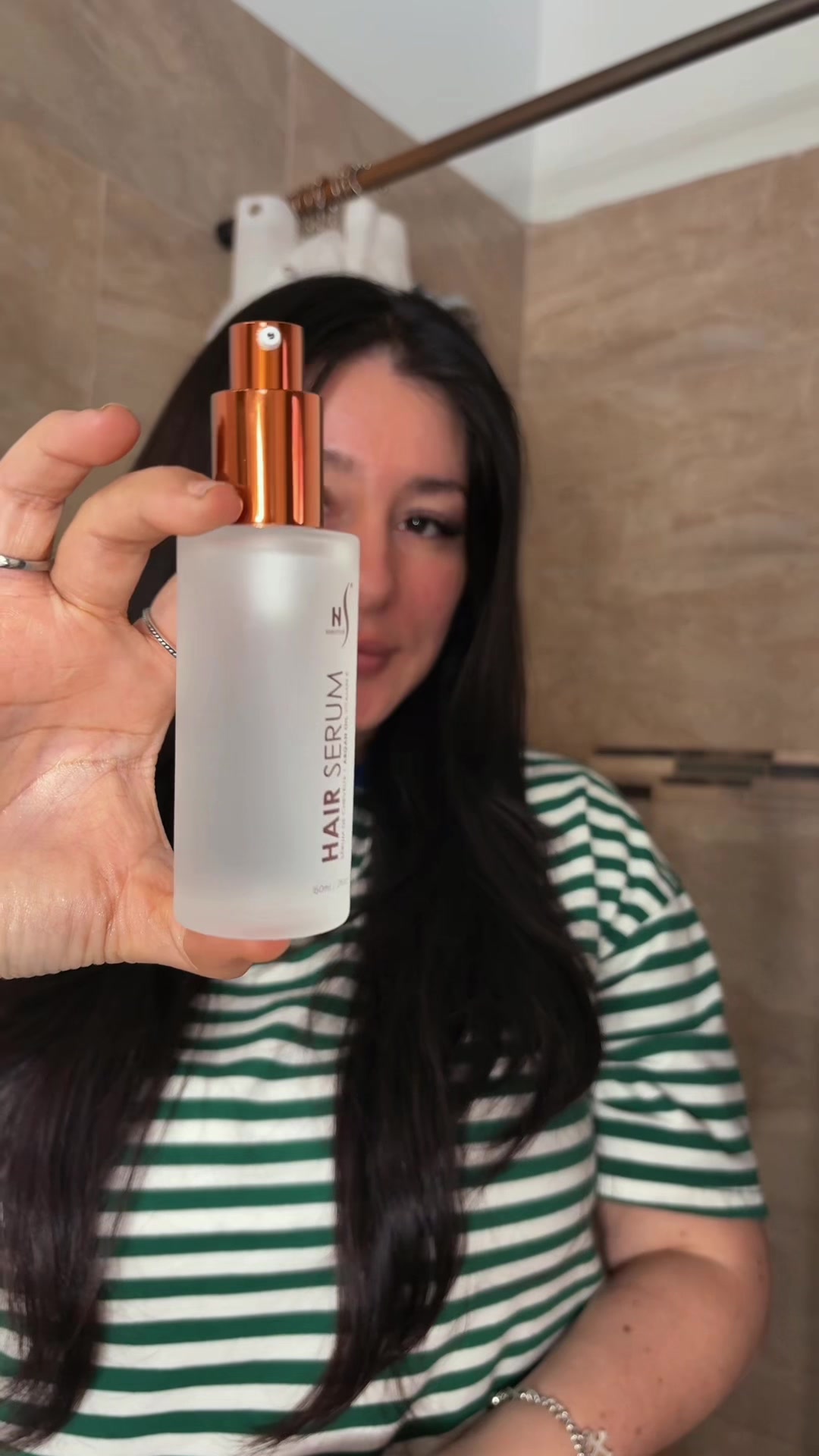 TikTok post by @missemily_heart for HerStyler Haircare. Caption reads: @herstyler.haircare.