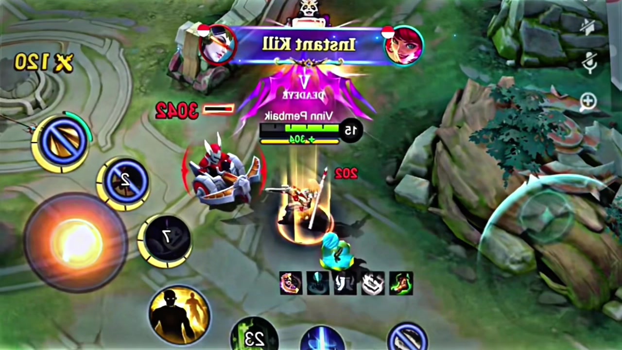 TikTok post by @vinss_beatrixofficial for Mobile Legends. Caption reads: [...] #DaretoRise #RiseAsOne #M7....