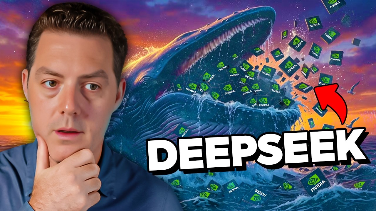 YouTube post by @matthew_berman for OpenAI. Caption reads: AI News: Deepseek Controversy, GPT-5.2, OpenAI x....