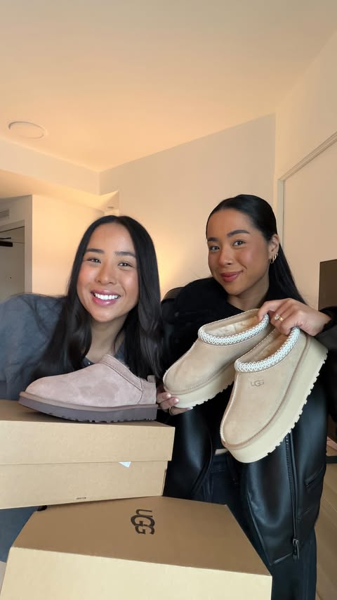 Instagram post by @caleontwins for Foot Locker. Caption reads: Whether it's a gift for your friend, family....