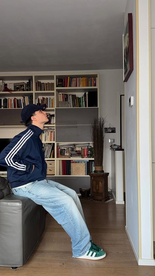 Instagram post by @_filippoandreoni_ for AW LAB. Caption reads: OOTD Black Friday edition con @awlab #adv....