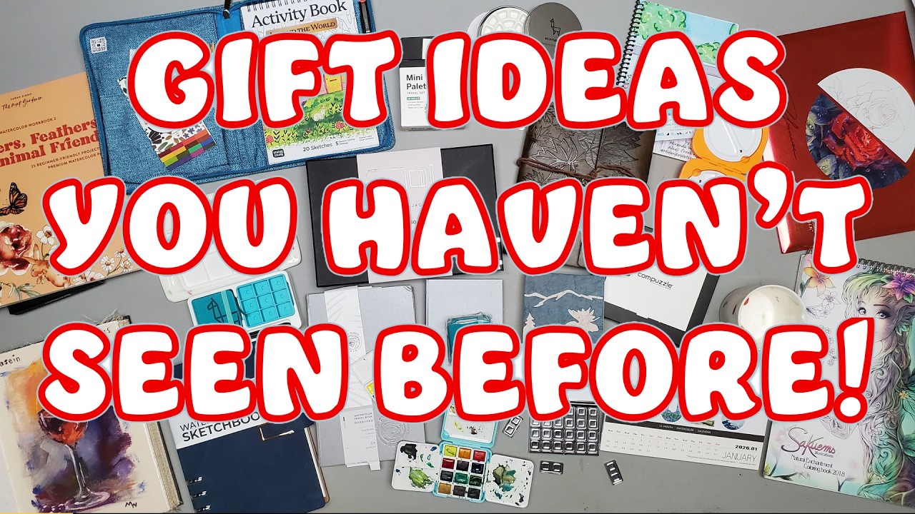 YouTube post by @MirandaWatsonArt for Young Living. Caption reads: Best Artsy Gifts That Will WOW Everyone!.