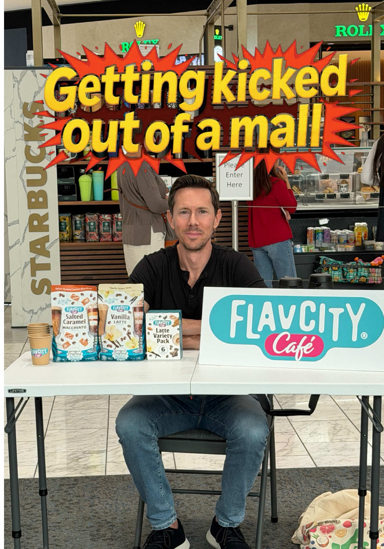 TikTok post by @bobbyparrish for ShopFlavCity. Caption reads: [...] your coffee. If you’d like to try my....