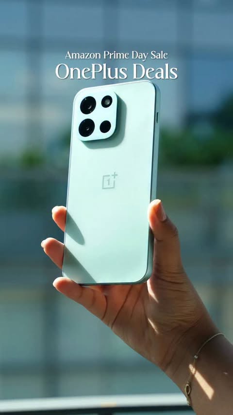 Instagram post by @technolobe for OnePlus. Caption reads: Best Deals on OnePlus Nord Series! Amazon Prime....