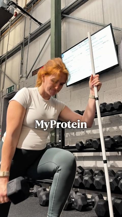 Instagram post by @siobh.ohagan for Myprotein. Caption reads: Good news - @myprotein have just pushed my code up....