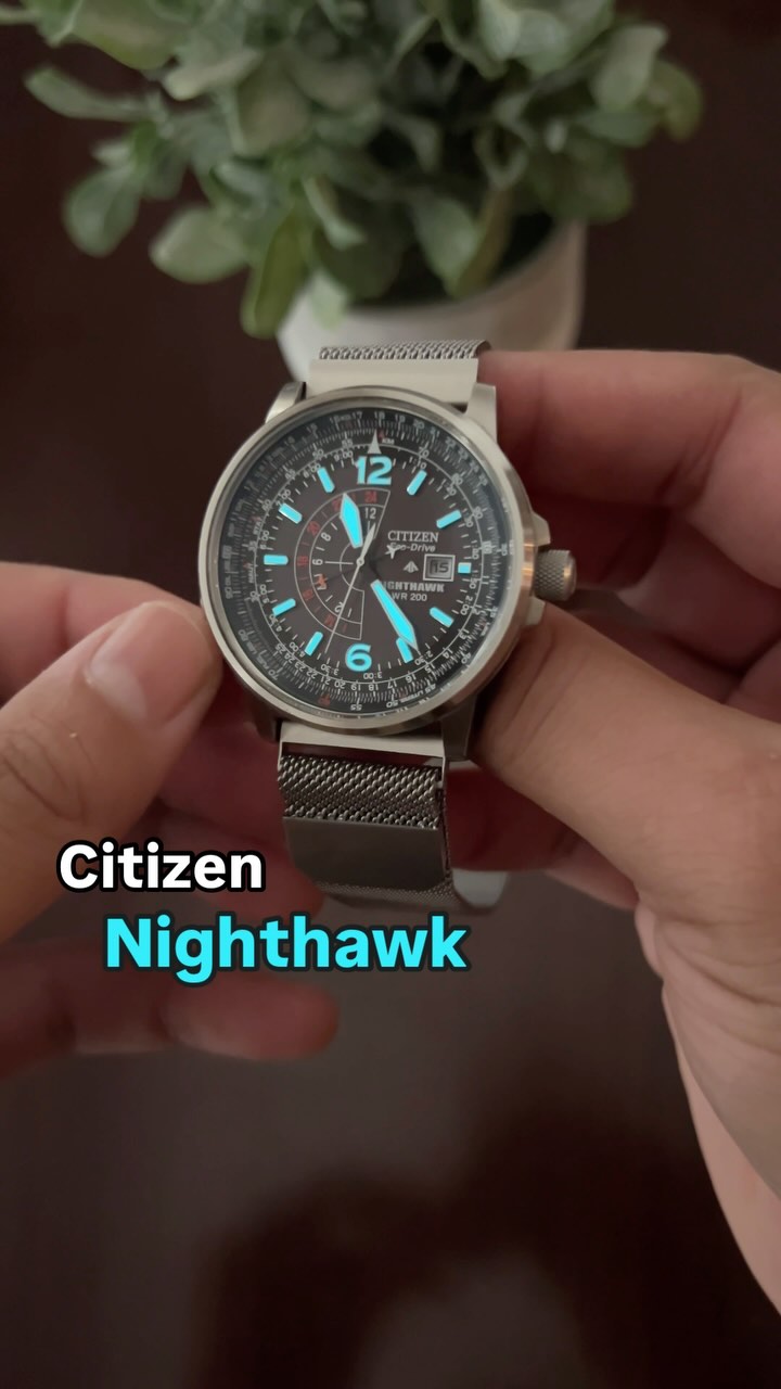 Instagram post by @affordablewristtime for Citizen Watch. Caption reads: Do I know how to use the slide rule? No. Does it....