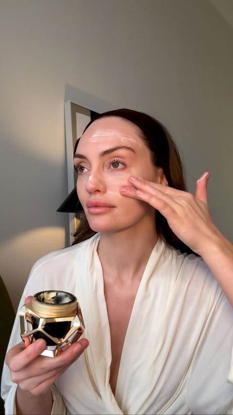 Instagram post by @oliviafrancescaskin for Darphin. Caption reads: [...] of everything I do. Stimulskin Plus by....