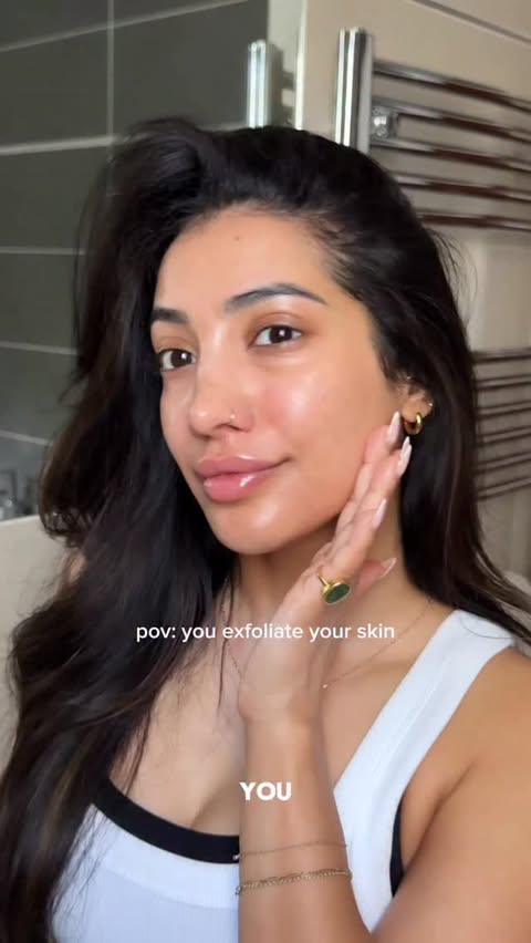Instagram post by @anchal for Space NK. Caption reads: [...] 1% BHA gentle toner - both exclusive to....