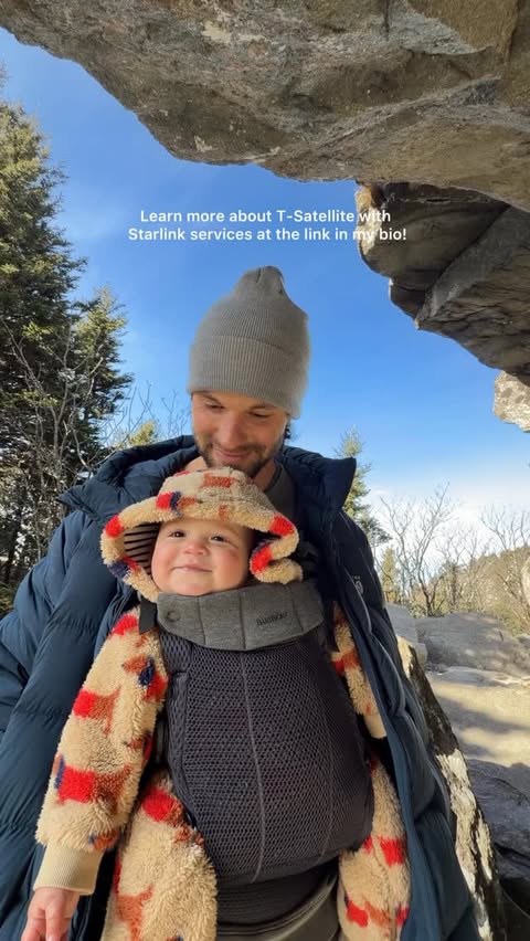 Instagram post by @madisonmealy for T-Mobile. Caption reads: Happy trails w/ the happiest lil man >> 🤠 using....