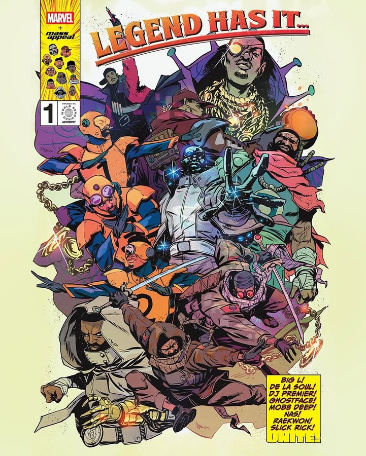 Instagram post by @djpremier for Mass Appeal. Caption reads: Hip Hop Meets The Multiverse# @massappeal....