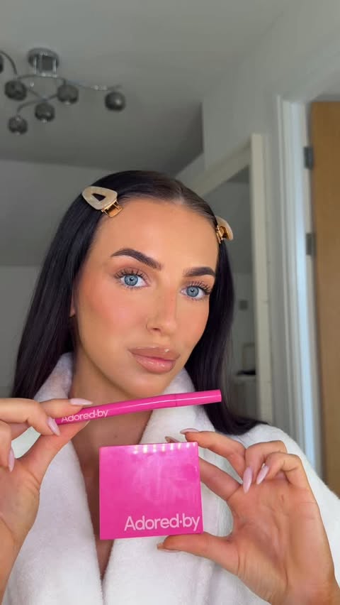 Instagram post by @charlotteprice_ for Adored By. Caption reads: Soft, defined, all-day brows @adoredbyuk ad....