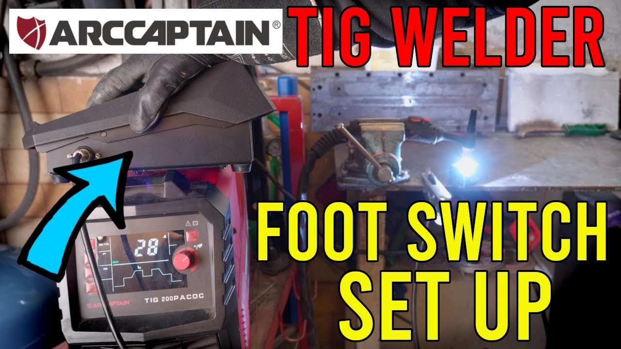 YouTube post by @RotarySMP for Arccaptain. Caption reads: How to set up a European market ARCCAPTAIN TIG....