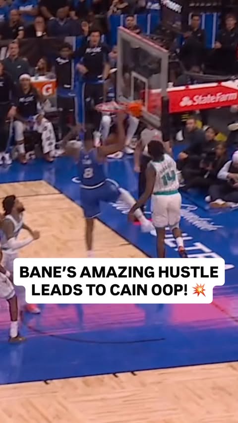 Instagram post by @jamalcain1_ for NBA. Caption reads: @_dbane1’s INCREDIBLE hustle results in a....