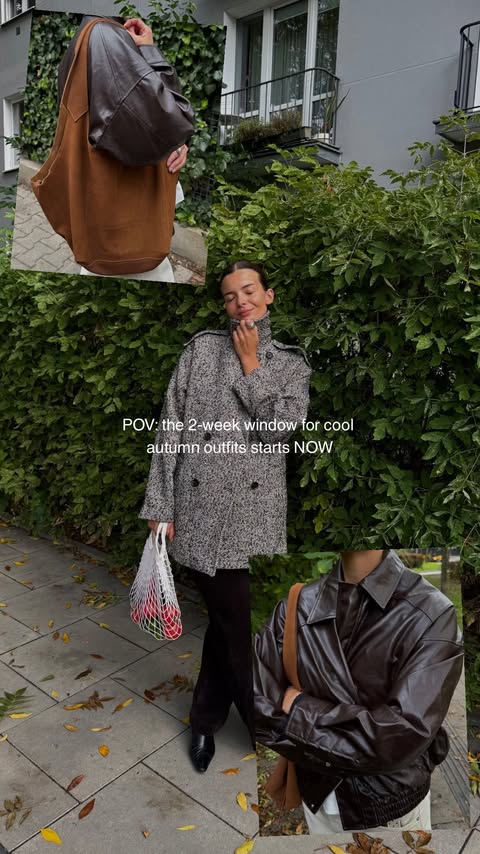 Instagram post by @napadzik for Kappahl. Caption reads: ad fall living in @kappahl 🍂⭐ [współpraca....