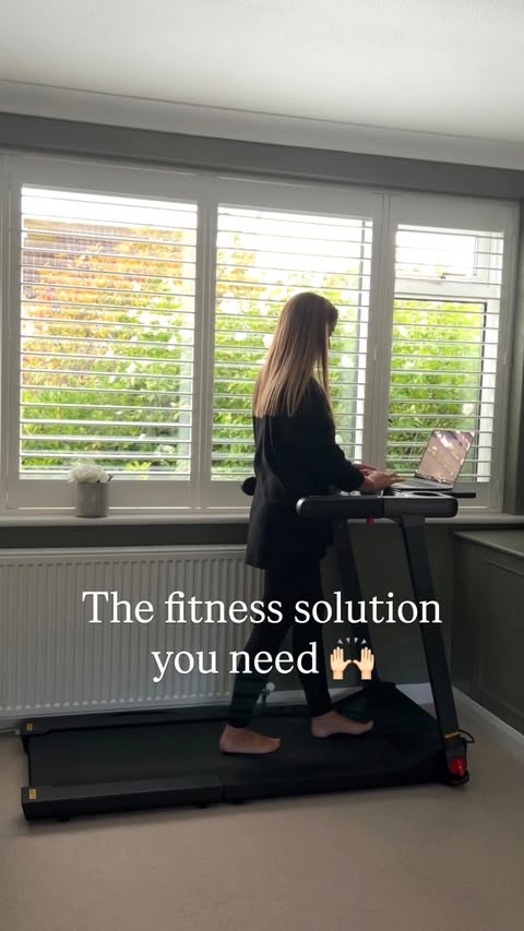 Instagram post by @home_in_highlane for WalkingPad. Caption reads: Ad| Introducing the @walkingpad_uk G2 plus…this....