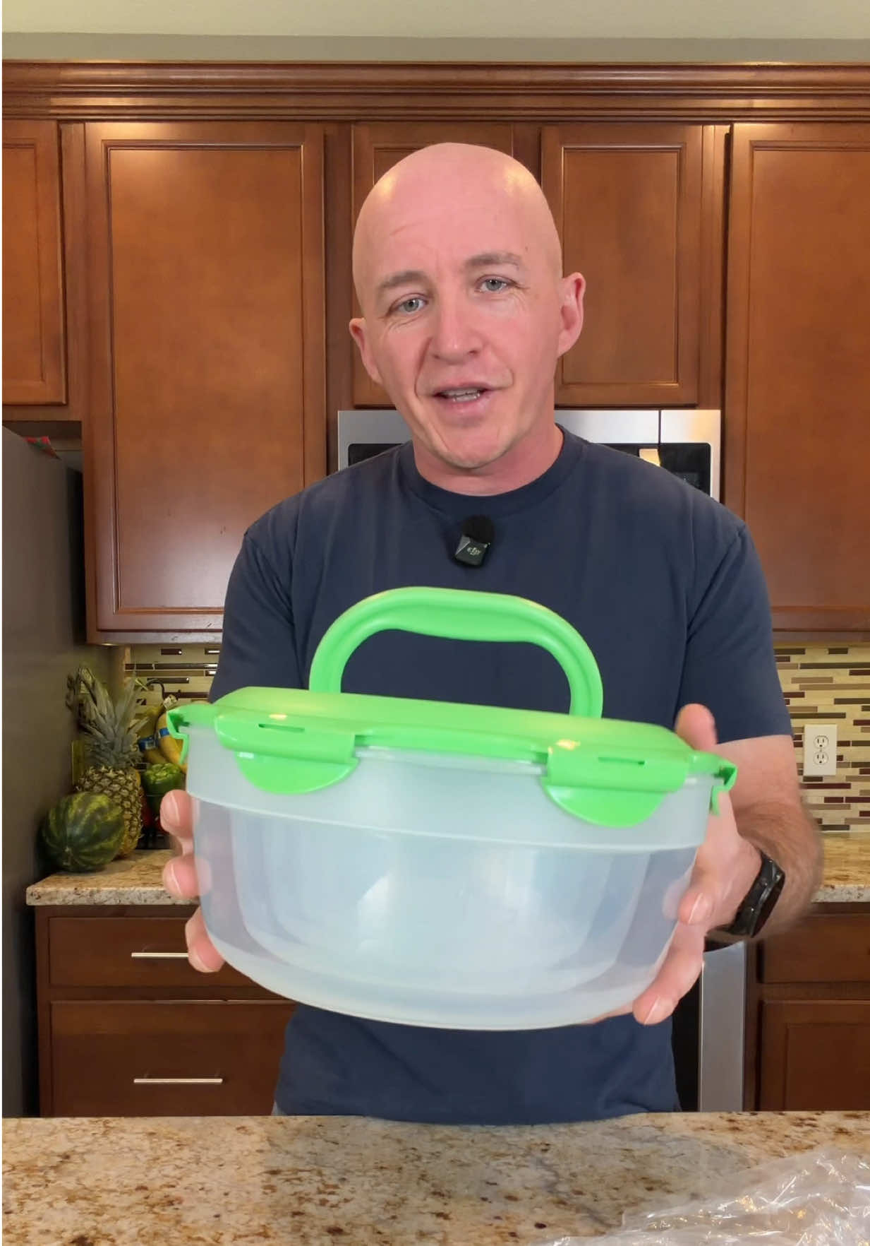 TikTok post by @jh.creates for QVC. Caption reads: [...] #foodstorage #tiktokshopcreatorpicks @QVC,....
