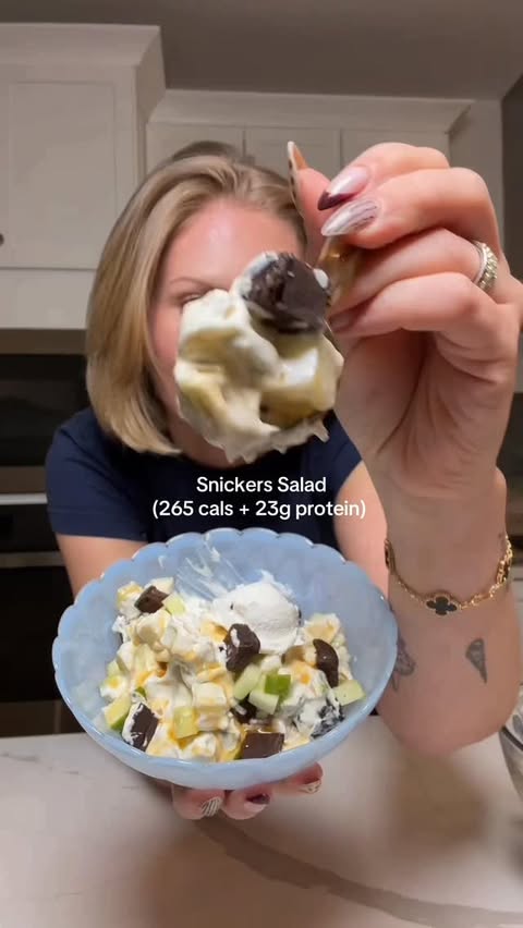 Instagram post by @smaller_sam.pcos for Clean Simple Eats. Caption reads: [...] Vanilla Protein Powder @cleansimpleeats....
