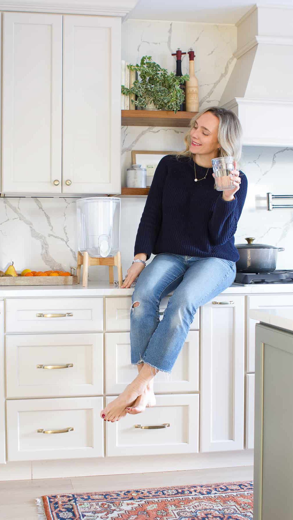 Instagram post by @diyplaybook for LifeStraw. Caption reads: Trying to drink more water in 2025? The @lifestraw....