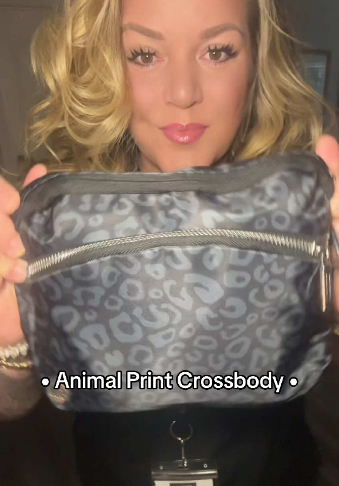 TikTok post by @all.things.aud for MEXS Bag. Caption reads: @MEXS Bag #crossbody #crossbodybag [...].