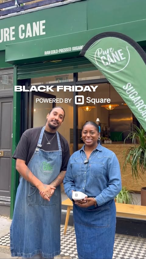 Instagram post by @blackeatsldn for Square. Caption reads: FAMILY-RUN BUSINESSES POWERED BY @squareuk 🚀 This....