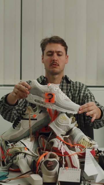 Instagram post by @kitloyd for size. Caption reads: [...] the bunny trick? #ad #trainers #sneakers....