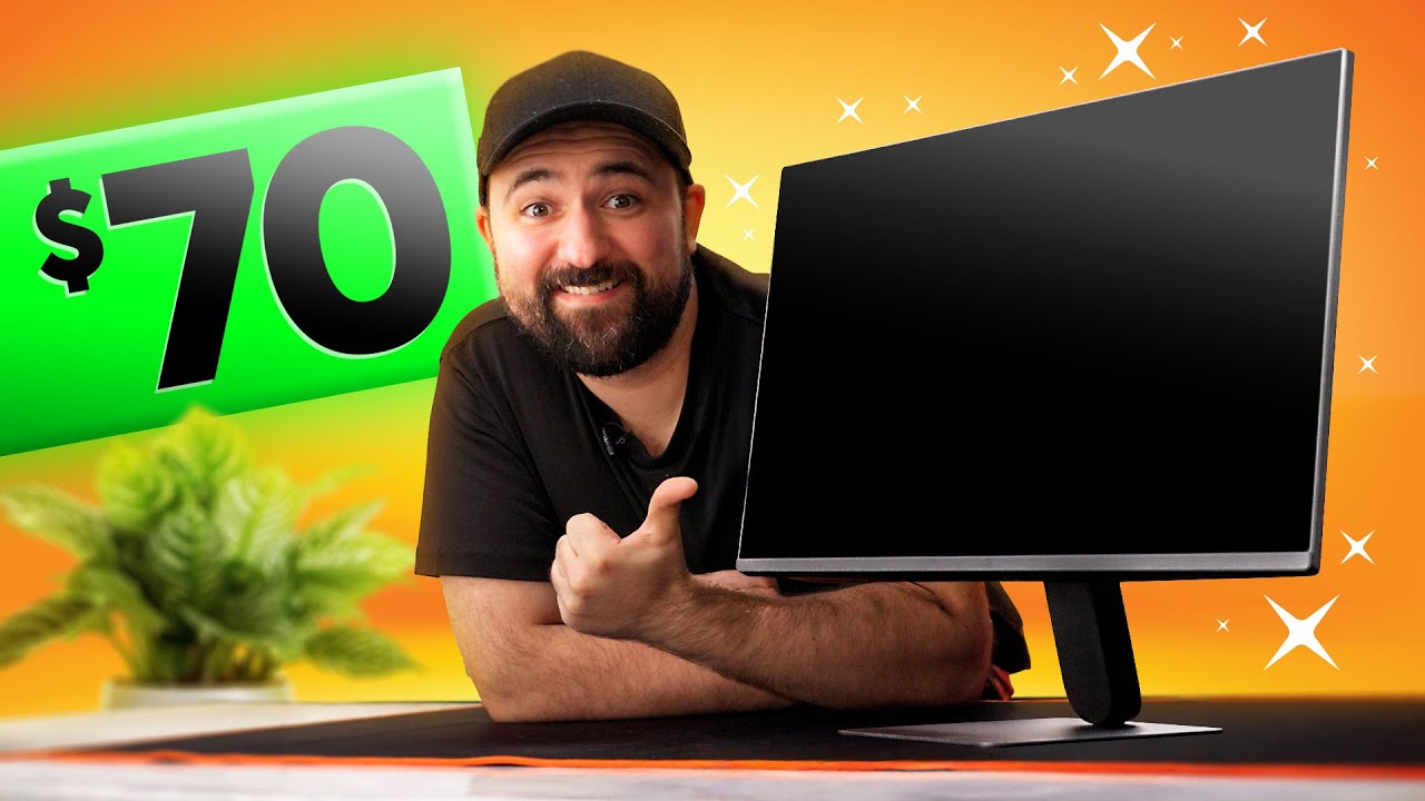 YouTube post by @LinusTechTips for Dbrand. Caption reads: Stop Wasting Money on Premium Monitors.