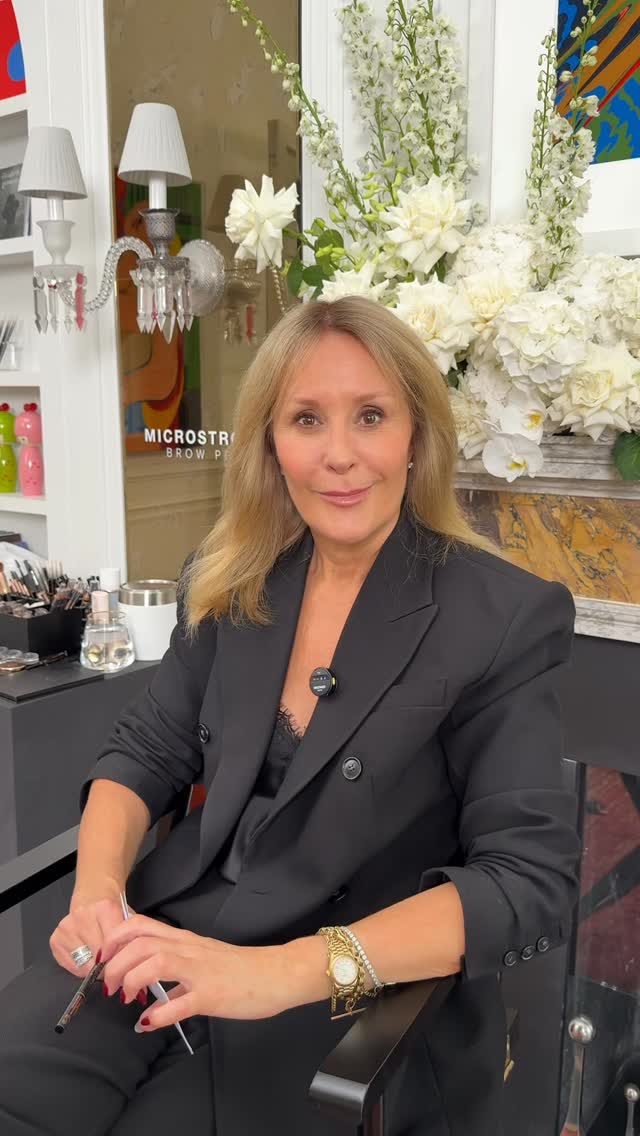 Instagram post by @nadinebaggott for Anastasia Beverly Hills. Caption reads: AD MEET THE QUEEEN OF BROWS

I first met Anastasia....