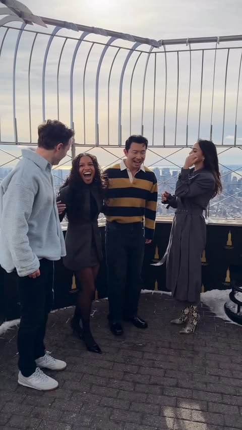 Instagram post by @mickmicknyc for Peacock. Caption reads: NYC winter was not playing today 🎬🥶
Caught this....