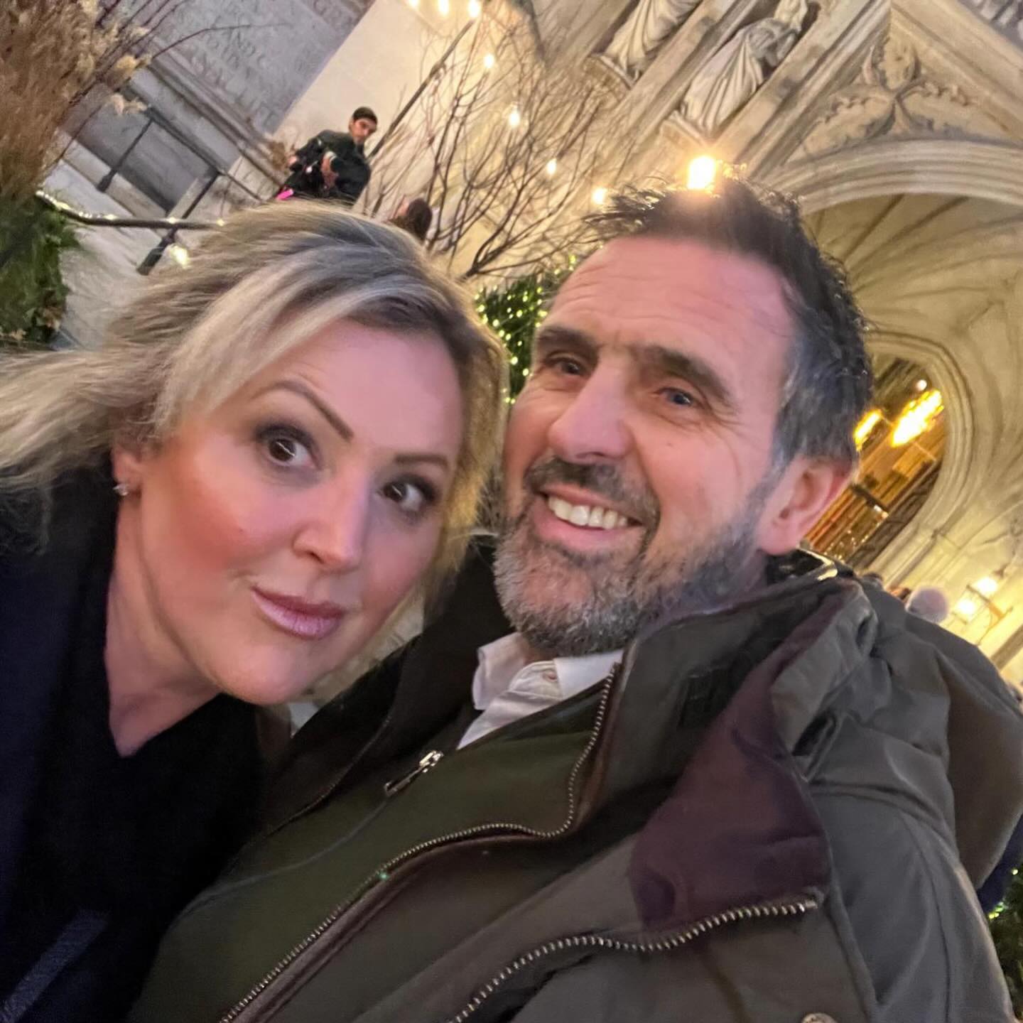 Instagram post by @adamfrostdesign for Holland Cooper. Caption reads: What an honour to be invited to Westminster Abbey....