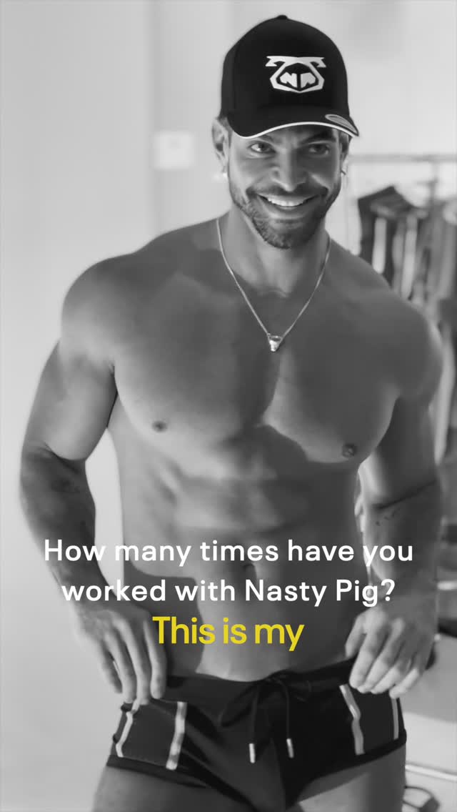 Instagram post by @brunocalcantara for Nasty Pig. Caption reads: You know him from the @rupaulsdragrace Pit Crew....