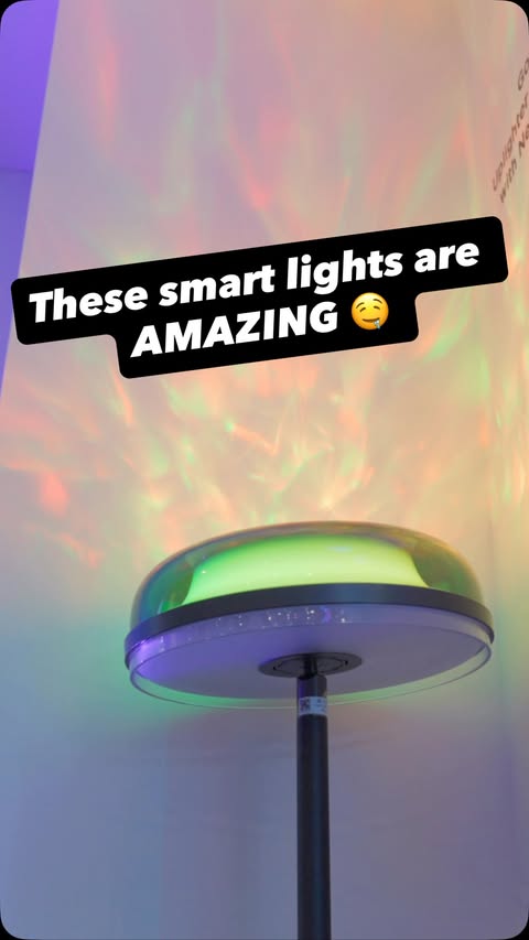 Instagram post by @uravgconsumer for Govee. Caption reads: [...] with smart lighting just got WAY better.....