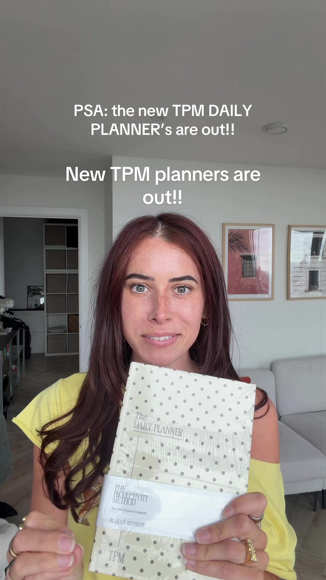 TikTok post by @morgancreatescontent for The Productivity Method. Caption reads: [...] before they sell out !! #ad #tpm....