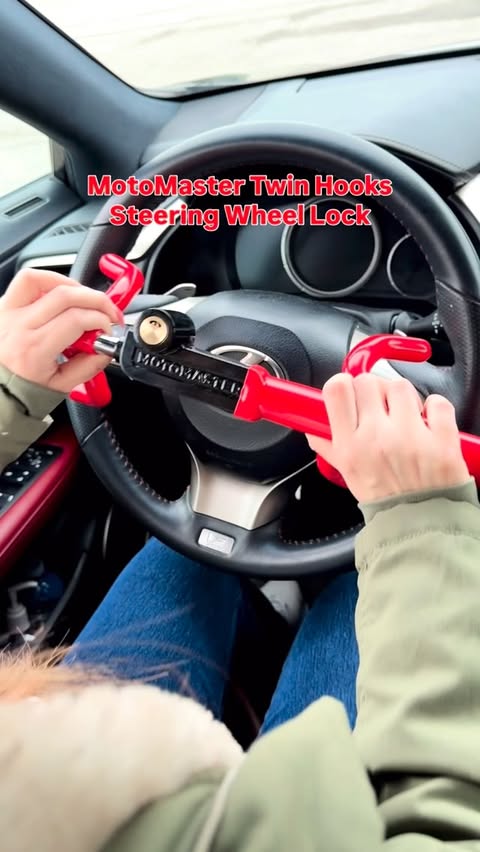 Instagram post by @eatntravelrepeat for Prestige Worldwide Events - Toronto. Caption reads: Received the MotoMaster Twin Hooks Steering Wheel....