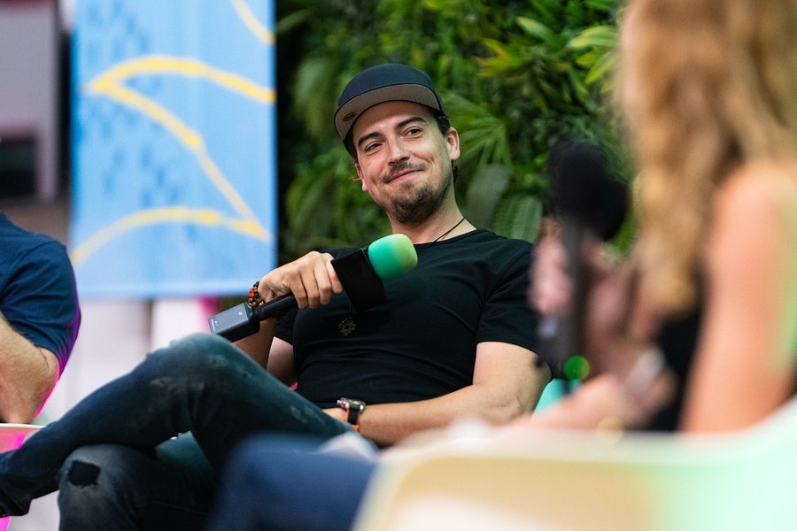 Instagram post by @richcmanley for Goodr. Caption reads: goodr con was quite the event - great chatting at....