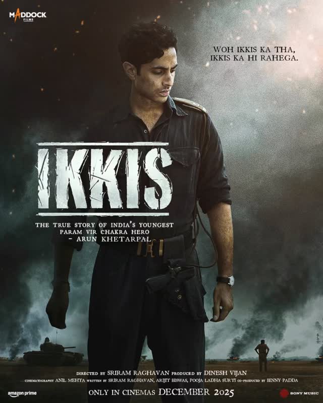 Instagram post by @jaideepahlawat for Sony Music. Caption reads: Woh Ikkis ka tha, Ikkis ka hi rahega.

Dinesh....