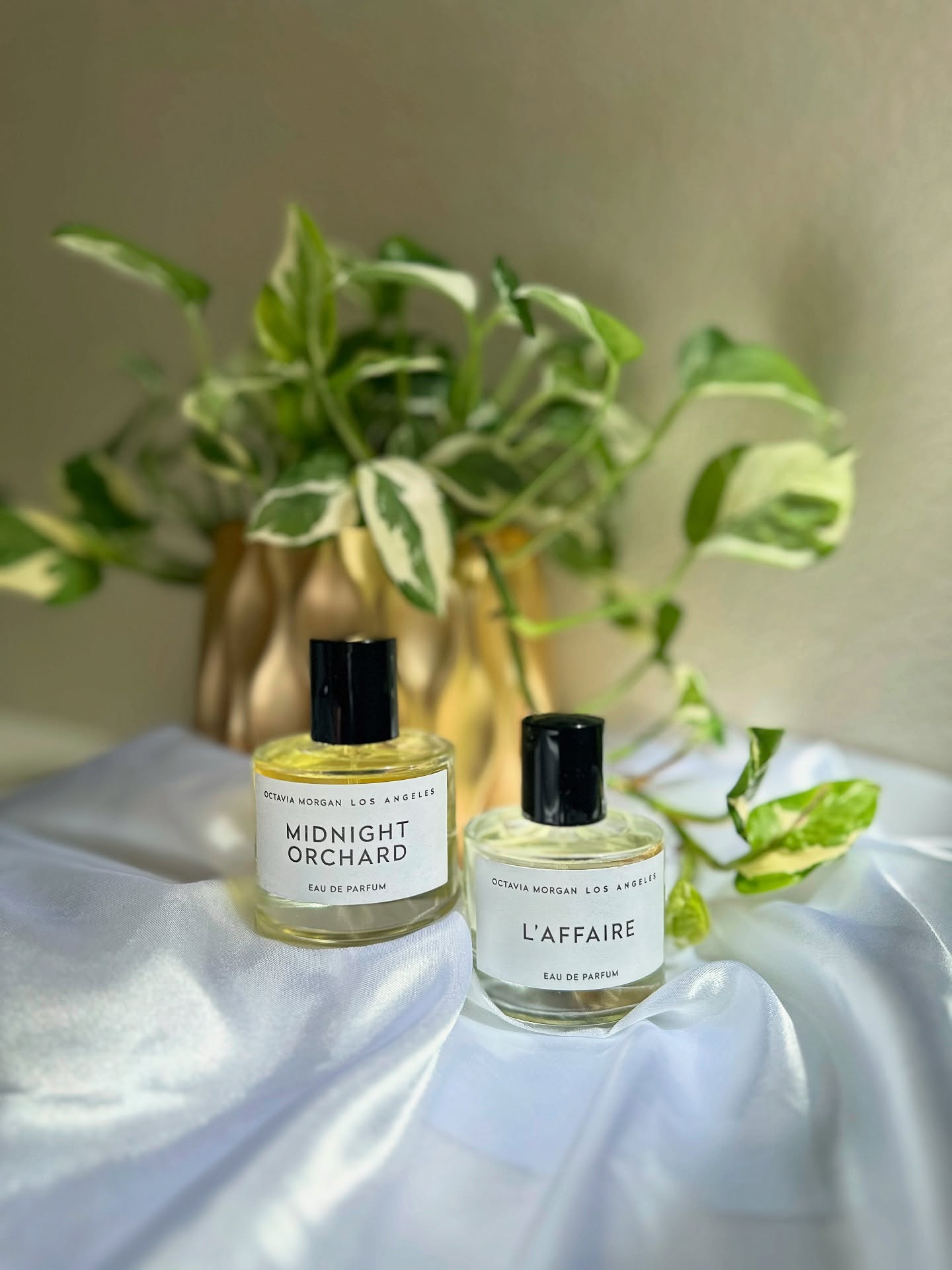 Instagram post by @junevojelly for Beautytap. Caption reads: Two scents, endless elegance 🌙✨ 

L’Affaire and....