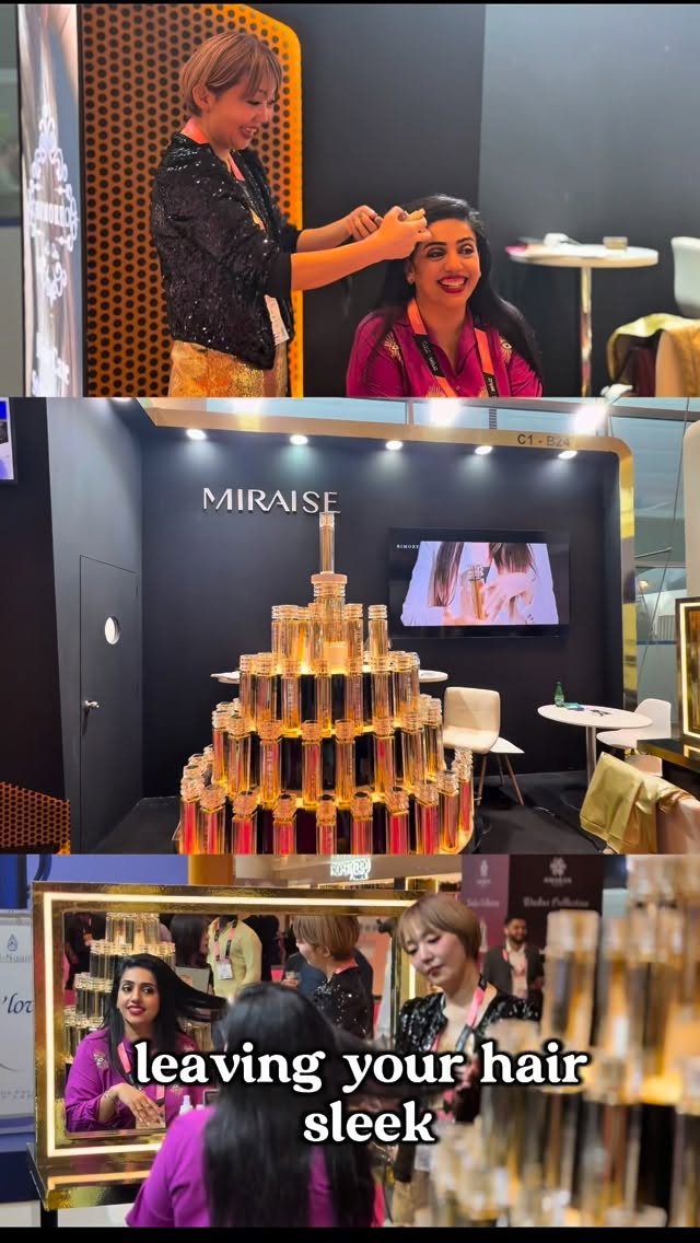 Instagram post by @lavanyavikram_ for BuzzFeed. Caption reads: Looking for frizz-free, silky smooth, and healthy....