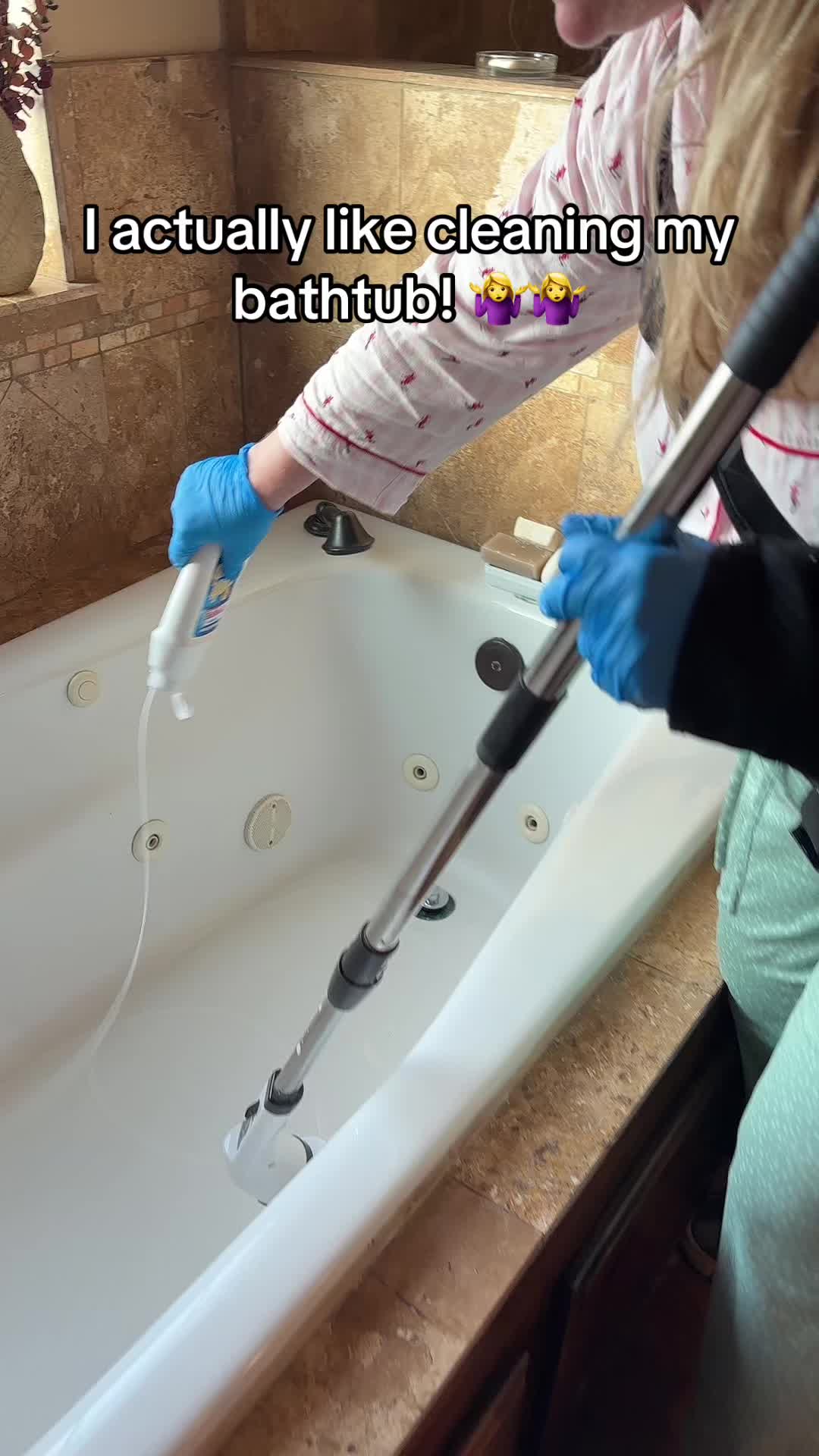 TikTok post by @therealmcmomma for Dovety. Caption reads: [...] #tiktokshop #cleaningtiktok #cleaning....