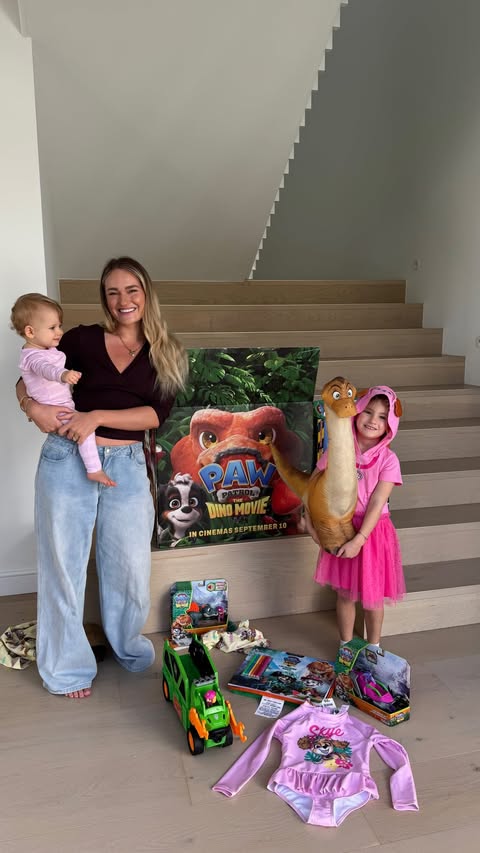 Instagram post by @georgiestevenson for kmart. Caption reads: [...] Dino Movie Kids Range, available now at....