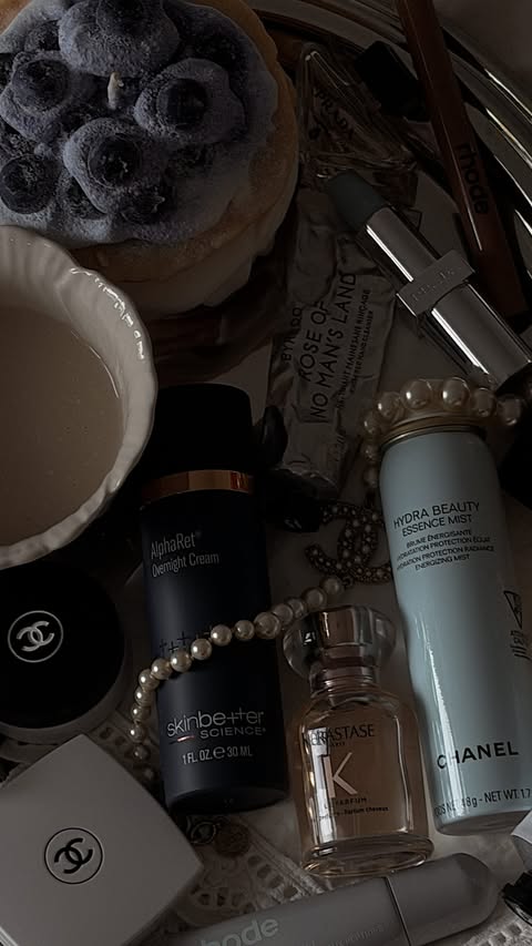 Instagram post by @cocoweekend for Byredo. Caption reads: Saturday Skincare mood : my beauty essentials ,....