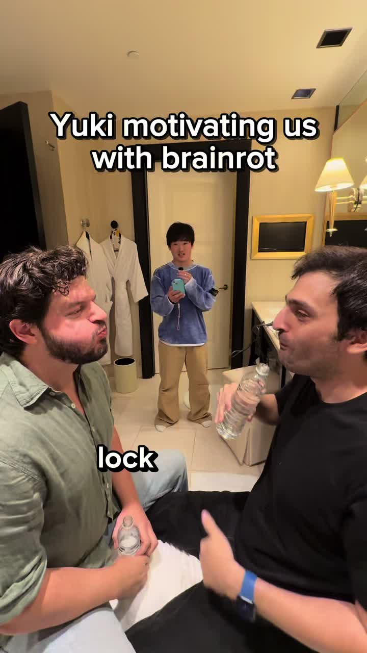 TikTok post by @theredflagspod for Neuro Gum. Caption reads: Yuki and @Neuro Gum getting us LOCKED IN....