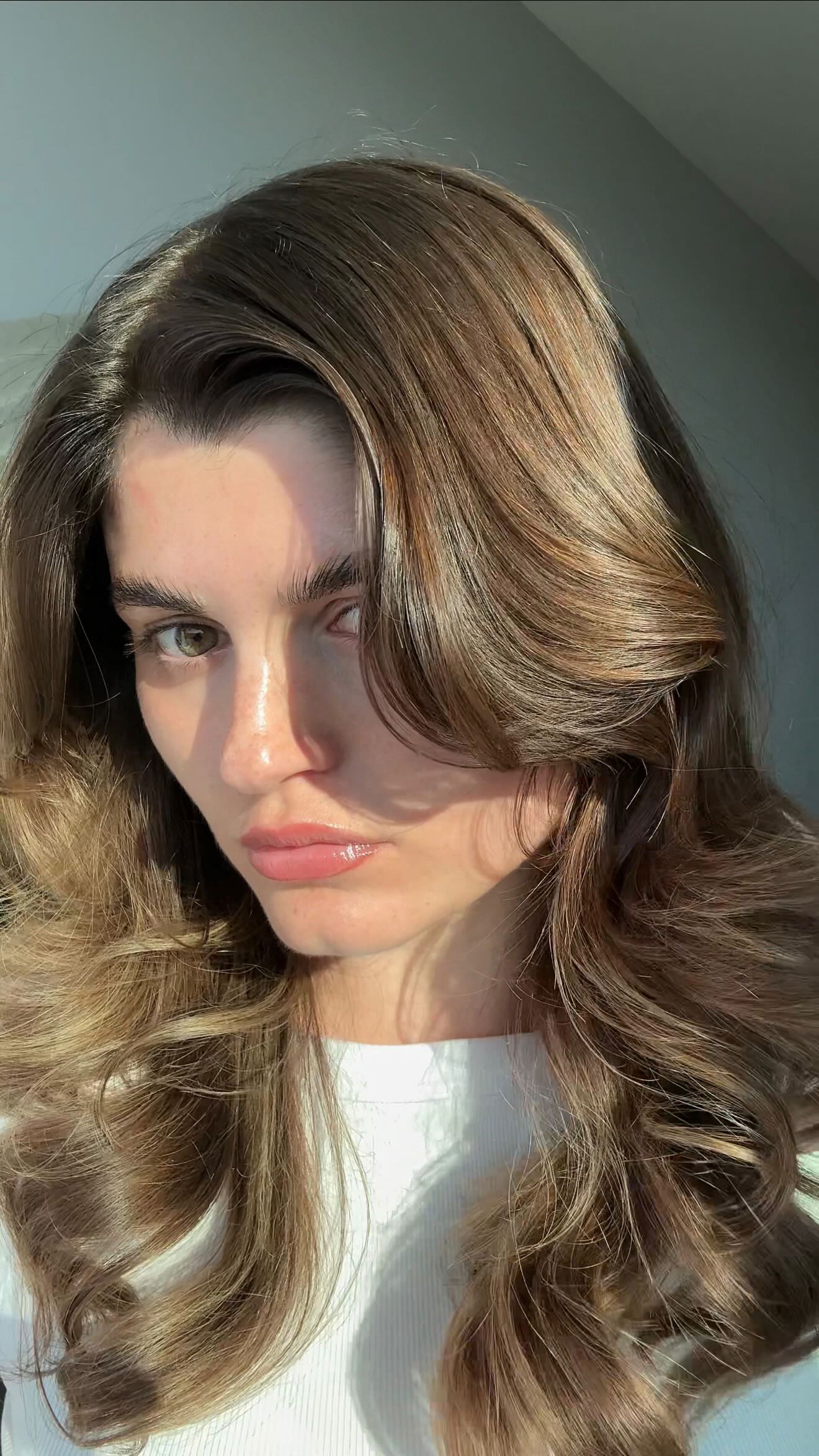 Instagram post by @livefitelle for Philip Kingsley. Caption reads: Give me a good hair day and I'll give you a girl....