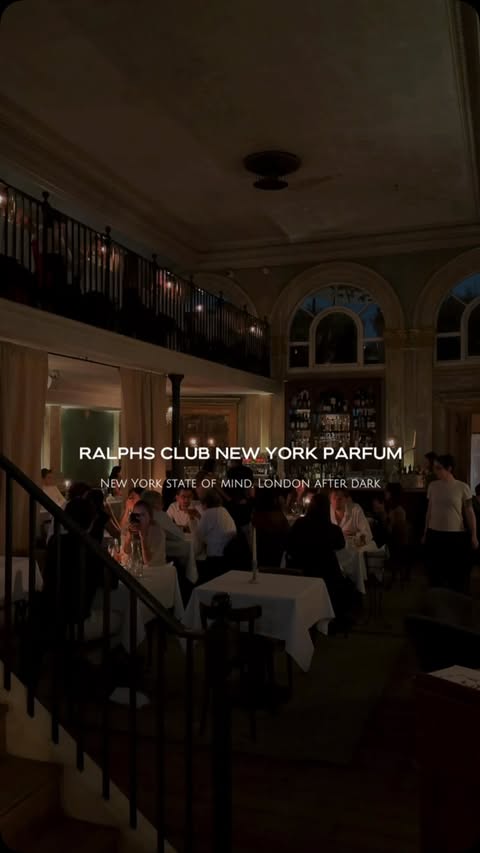 Instagram post by @mrmalikeats for Ralph Lauren Fragrances. Caption reads: [...] for dinner at @sessionsartsclub....