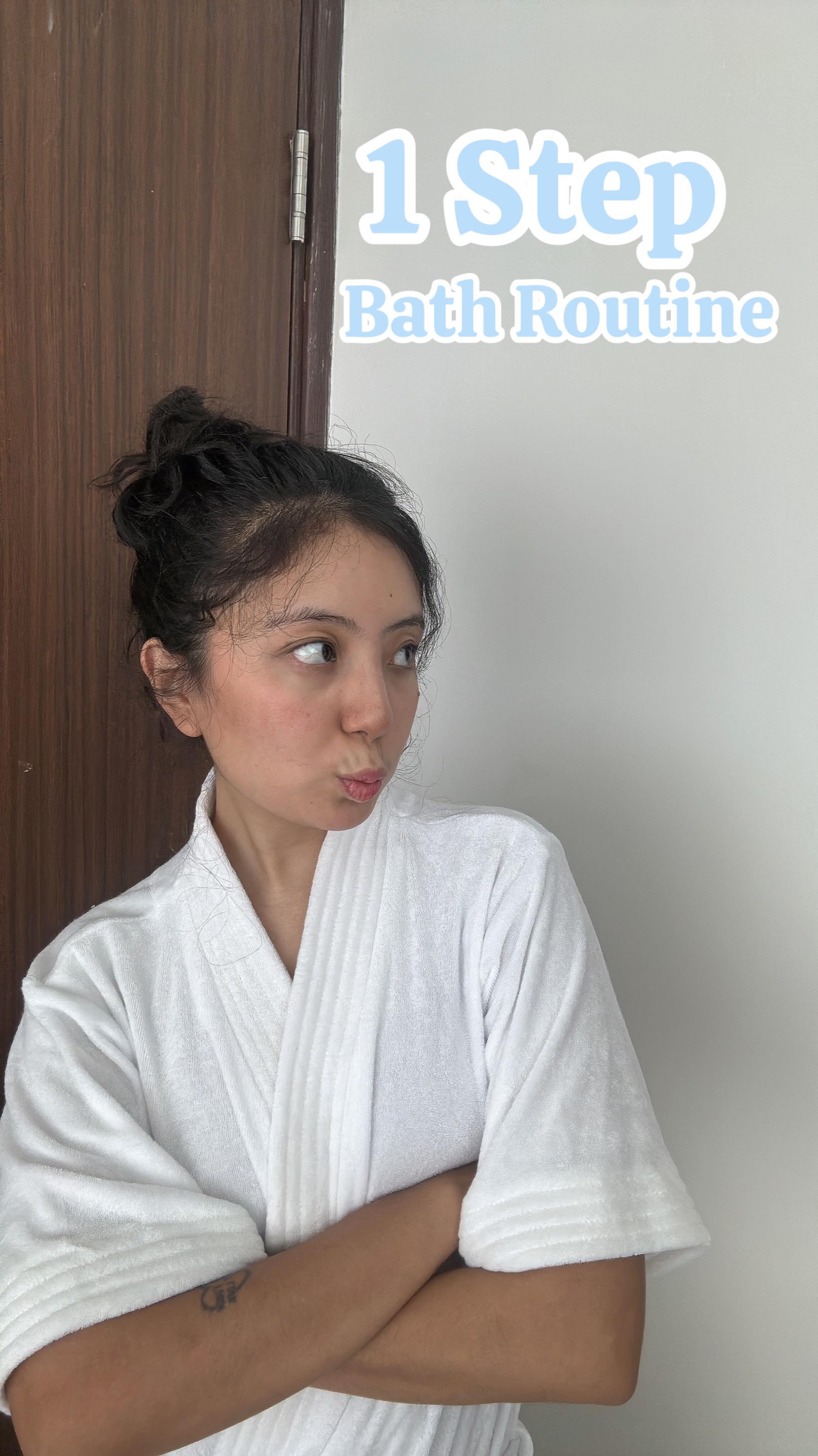 Instagram post by @meghatheeng for Dove. Caption reads: #AD Who has time for body lotion after a shower?....
