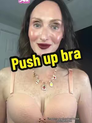 TikTok post by @randiwise3 for FallSweet. Caption reads: [...] #lingeriefinds #wirelessbra #lingerie....