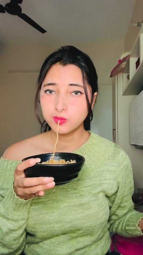 Instagram post by @alivia_bhattacharya for Sunfeast Yippee. Caption reads: My favourites this winter ❣️

.

.

.

[Winter,....