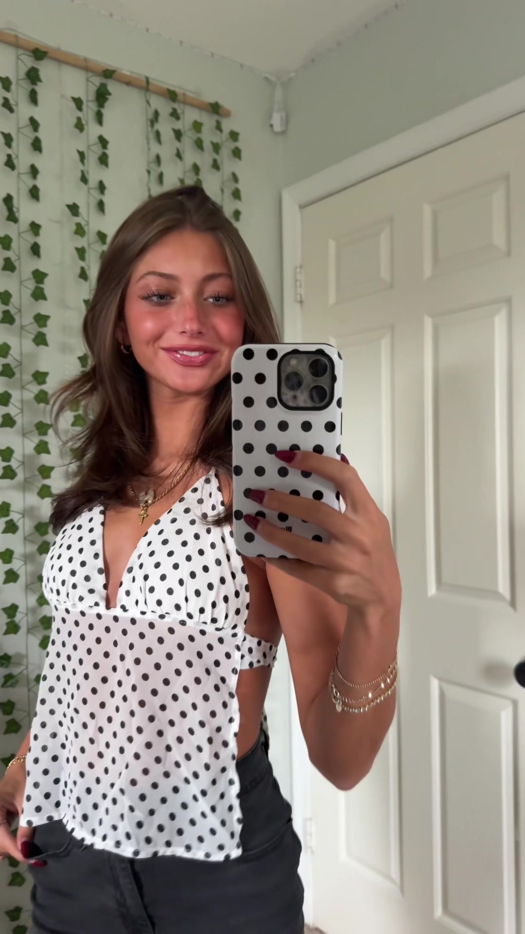 TikTok post by @hannacampbell_ for Blunt Cases. Caption reads: in love with my new @Blunt Cases 🤍🖤.