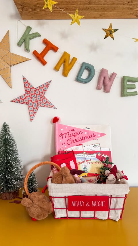 Instagram post by @playdayswithjess for Dunelm. Caption reads: OUR FIRST OF DECEMBER BOX // 🎄⭐️
We don’t do a....